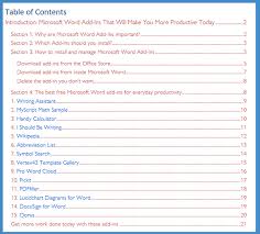 make a word table of contents in 7 easy steps goskills