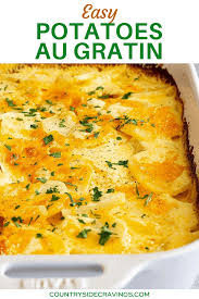 These Easy Potatoes Au Gratin Otherwise Known As Dauphinoise Are A French Classic But Don T Let Au Gratin Potatoes Easy Potatoes Au Gratin Au Gratin Recipes