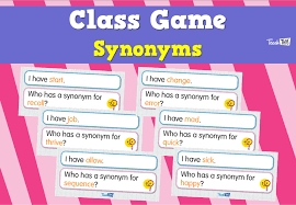 Teachers currently has no approved synonyms. Class Game Synonyms Teacher Resources And Classroom Games Teach This