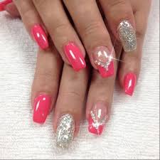 Pretty Glitter Nail Art Design Idea For Summer Short Nails Nail Art Glitter Nail Art Nail Art Summer Short Nail Designs