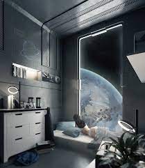 Run2damoon Spaceship Interior Futuristic Bedroom Futuristic Interior