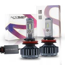 Nighteye A373 Car Led Headlight Bulbs H11 60w 8000lm 6000k Csp Led Pack Of 2 Beautifulhalo Com