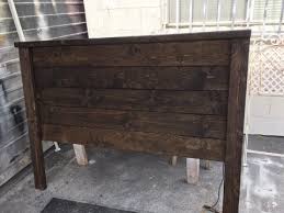 Apply stain or paint to the headboard if you desire. Diy Project Rustic Wood Headboard Easy Build Under 40 With Only Sander And Screwdriver Youtube