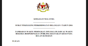 Bil 1 tahun 2018 pdf surat pekeliling kewangan bil 1 tahun 2018 bantuan kumpulan wang amanah pdf document. Yeay Boleh Balik Awal Surat Pekeliling Perkhidmatan Bilangan 1 Tahun 2016 Sangat Membantu
