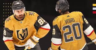 We stock both home and away vegas jerseys, and customize them with your favorite player's name and number. Vegas Golden Knights Gold Jersey Uniswag