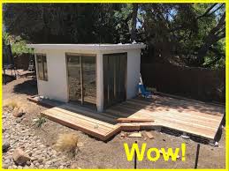 Tiny House Shed Insulated And Finished Inside Electricity Ebay Shed To Tiny House Shed Building A Shed