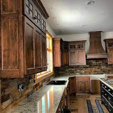 Custom Kitchen Backsplash From Reclaimed Barn Wood Wood Kitchen Backsplash Custom Kitchen Backsplash Reclaimed Wood Kitchen
