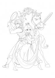 Pascal the chameleon coloring page. Eugene Rapunzel With Pascal And Maximus Coloring Pages Rapunzel Tangled Coloring Pages Colorings Cc