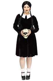 The Addams Family Wednesday Addams Gothic Girl Plus Size Costume