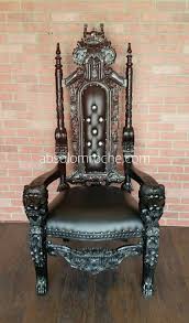 Flash Sale Lord Raffles Lion Throne Chair Black Black Throne Chair Rococo Chair Thrown Chair