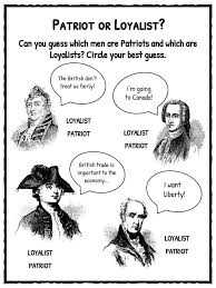 Patriots Vs Loyalists Worksheets Facts And Definition For Kids Social Studies American Revolution Teaching History Homeschool Social Studies
