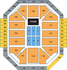 ted constant center seating chart