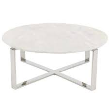 Concrete coffee tables are best for delivering an industrial edge, while black marble gives a moody feel. Found It At Allmodern Marshall Cross Design Marble Coffee Table Marble Coffee Table Round Coffee Table Modern Marble Round Coffee Table