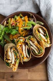 Vegetarian Hummus Wrap With Halloumi Naturally Ella Rezepte Wraps Rezept Vegetarische Wraps