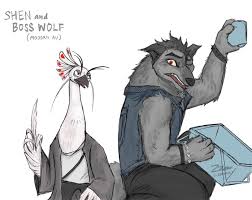 Zzz 🧟‍♂️ on X: Shen and Boss Wolf KungFuPanda t.co1qzYHrpg2Y   X