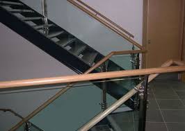 Staircase Featuring Glass Balustrade With Stainless Steel Posts And Timber Handrail Timber Handrail Glass Balustrade Timber