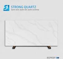Calacatta White Quartz Slabs From China 3200X1600mm