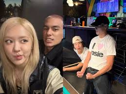 BLACKPINK's Rosé and Evan Mock spark fresh dating rumours after model  flaunts 'I love Rosie' t-shirt, bracelet