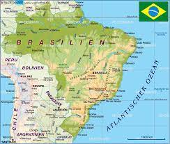 Ausbruch des zika virus in brasilien auf einer weltkarte. Karte Von Brasilien Land Staat Welt Atlas De