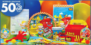 Bob The Builder Party Supplies Bob The Builder Birthday Party City Construction Birthday Parties 1st Boy Birthday Birthday Party Themes