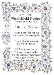 De Icer Windshield Recipe Winter Vehicle Maintenance The Homestead Survival Homesteading Windshield Helpful Hints Diy Cleaning Products