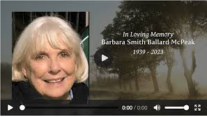 Obituary and funeral service: Barbara Smith Ballard McPeak, 83, of Social  Circle