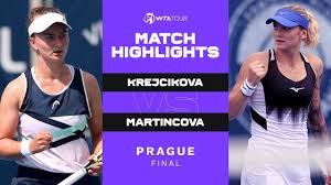 Postarala se o to česká tenistka barbora krejčíková, která ji připomněla dojemným gestem po vítězném semifinále na grandslamovém turnaji v paříži. Tereza Martincova Vs Barbora Krejcikova 2021 Prague Final Wta Match Highlights Youtube