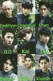 • bts member names in korean ! For New Exols Exo Members Exo Songs Shinee Members