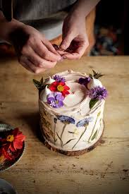 She's going to make it huge here (based in santa. Edible Flower Cakes The Edible Flower