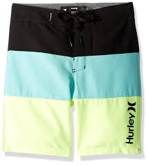 Hurley Boys Big Board Shorts Tropical Twist Black 10