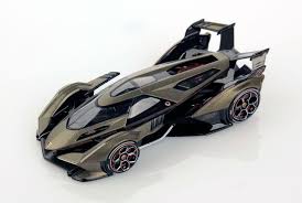 All main controls are located on the steering wheel and all driving information is reflected in the windscreen. First Look Looksmart Lambo V12 Vision Gran Turismo Diecastsociety Com