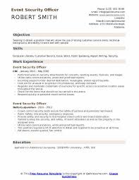 We are looking for a dedicated security officer to ensure the safety and security of our premises, assets, staff, and visitors. Event Security Officer Resume Samples Qwikresume