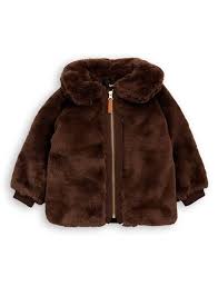 Mini Rodini Faux Fur Jacket Faux Fur Jacket Fur Jacket Baby Outerwear