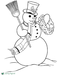 For a january preschool class activity, print out a blank snowman to decorate with hats and scarves. Snowman Coloring Pages