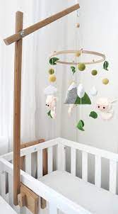 Baby Mobile Attachment Arm Wooden Baby Mobile Holder Baby Etsy In 2021 Wooden Baby Mobile Baby Mobile Holder Baby Room Design