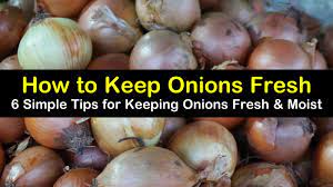 It isn't necessary to store onions in the refrigerator, as the cold temperature will quickly soften their texture. 6 Simple Ways To Keep Onions Fresh