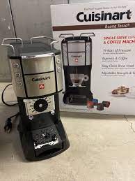 It's an extremely inexpensive option though, and may be a good fit for some users, although even then, there are better, more robust machines on the market for not much more money. Cuisinart Em400 Single Serve Espresso And Coffee Machine Black For Sale Online Ebay