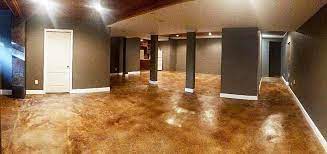 An affordable, easy to clean and maintain basement flooring option. Podcast Acid Staining Basement Floors Direct Colors