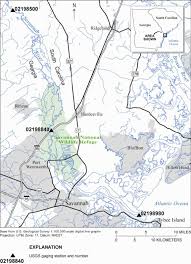 Map Showing The Location Of The Savannah River At I