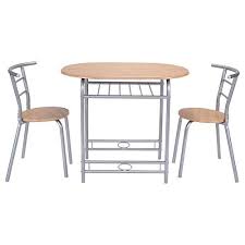 Giantex 3 Pcs Table Chairs Set Kitchen Furniture Pub Home Restaurant Dining Set Wall S Furniture Decor Inexpensive Dining Room Set Kitchen Furniture Table And Chair Sets
