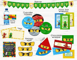 Ninjago Download Vorlage Danke Fur Diese Tolle Idee Zum Kindergeburtstag Werden Wir Unbedin Lego Ninjago Party Lego Ninjago Birthday Ninja Birthday Parties