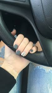 Matte Funkelnde Graue Dunkelgraue Kurze Quadratische Acrylnagel Short Nail Designs Quadratische Acrylnagel Nageldesign Nageldesign Ideen