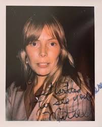 A polaroid gem of Joni immortalized by Andy Warhol