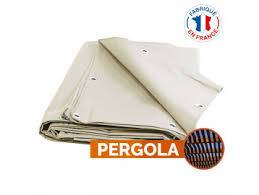Toile Pergola Pvc Ivoire 2 5 X 3 5 M Qualite 10 Ans