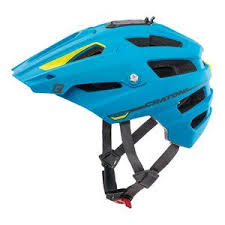 Mtb Helm Cratoni Alltrack Blauw Fietshelm Mtb Met Camera Adaptor Mtb Bicycle Helmet Bicycle