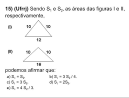UFRJ - Sendo S1 e S2, as áreas das ...