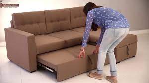 We specialize in condo furniture and quality sofa beds in the philippines. Fabric Sofa Cum Bed Shop Alfonso Fabric Sofa Cum Bed Brown Online Wooden Street Youtube