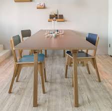 A dinner party for friends with dining room table. Contemporary Dining Table S Table Vij5 Oak Birch Plywood