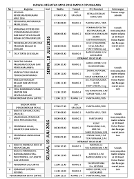 Contoh proposal mpls sd, smp, sma, smk tahun pelajaran 2019/2020 ini merupakan update terbaru yang akan kami bagikan dalam postingan kali ini. Jadwal Mpls 2016 Kemendikbud Smpn 2 Cipunagara