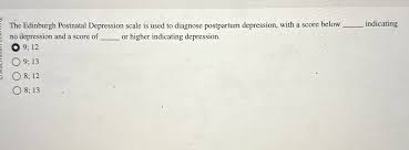 Image result for Edinburgh Postnatal Depression Scale